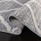 Safavieh Martha Stewart Lucia Shag  2"6" x 3"9" White and Light Grey Area Rug, , large