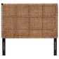 Baxton Studio Alise Queen Headboard in Natural Brown and Dark Brown, , large