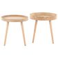 Lumisource Pebble Side Table in Natural (Set of 2), , large