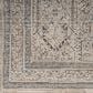 Nourison Lynx 7"10" Round Ivory, Grey and Blue Area Rug, , large
