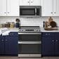 GE Appliances 30" Slide-In Electric Double Oven Range with Convection in Stainless Steel, , large