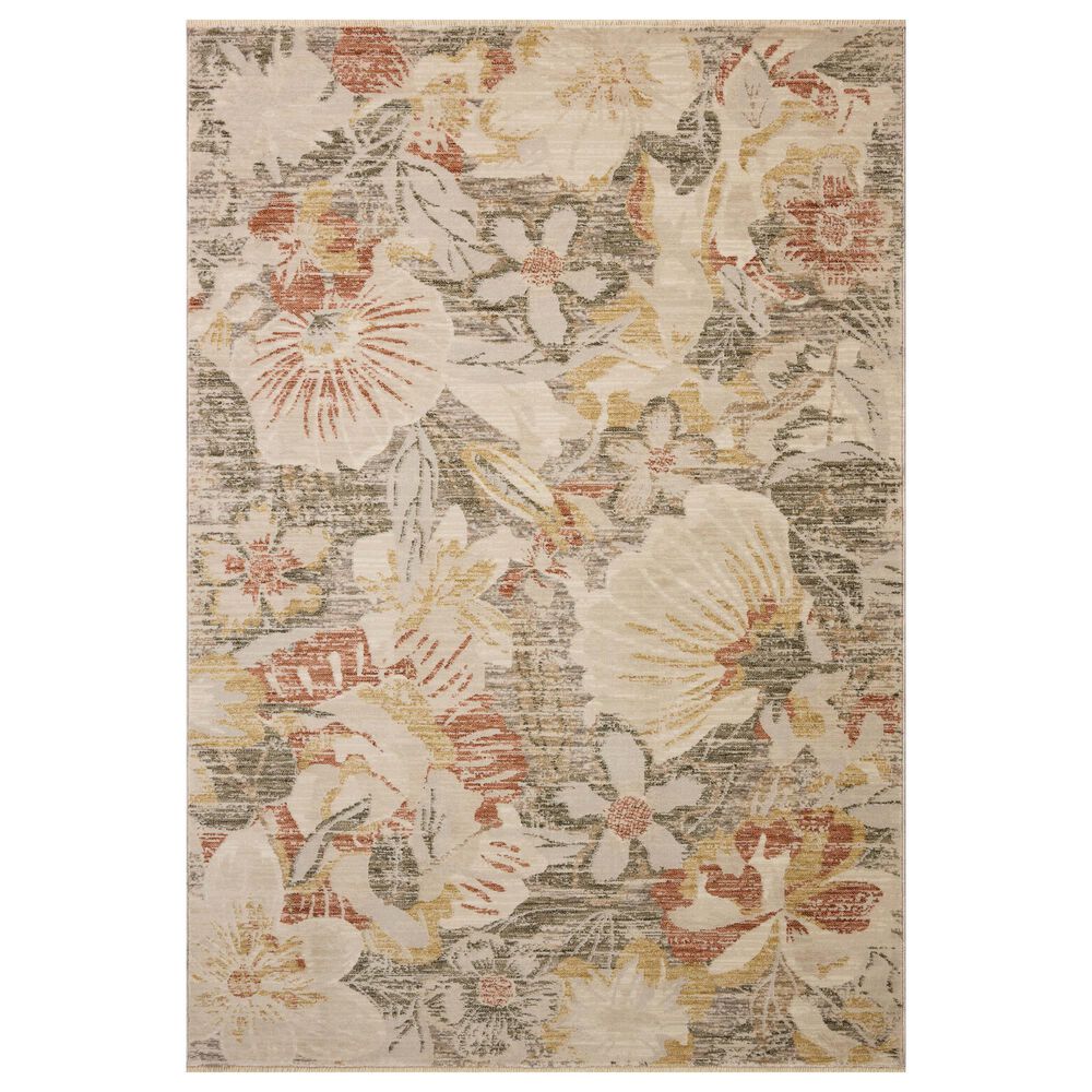 Loloi Eileen Natural and Sunrise 7"10" x 10"2" Area Rug, , large