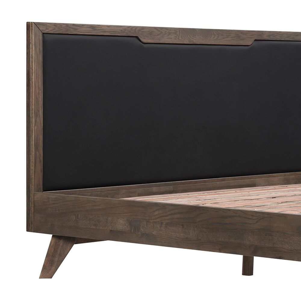 Blue River Astoria King Platform Bed in Dark Brown, , large