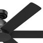 Hunter Kennicott 52" Outdoor Ceiling Fan in Matte Black, , large