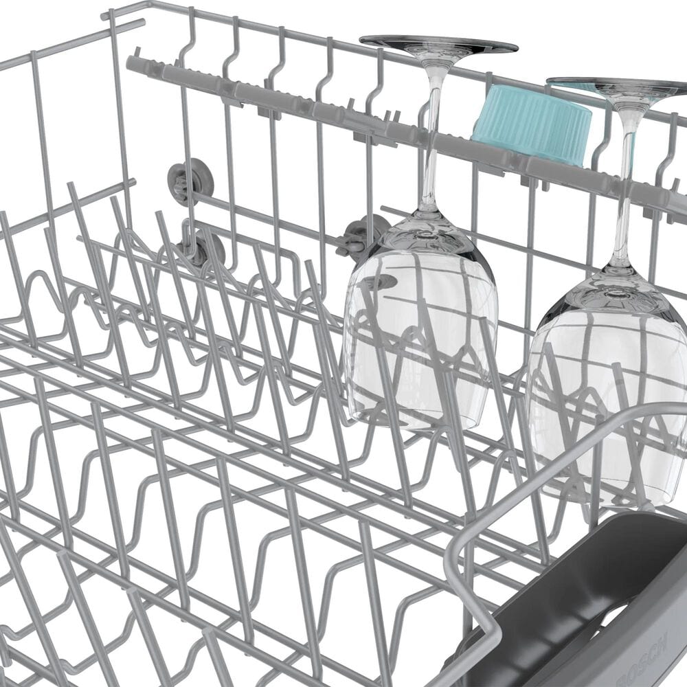 Bosch 100 Series 24&quot; Built-In Recessed Handle Dishwasher with 8 Wash Cycles in Stainless Steel, , large