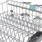 Bosch 100 Series 24" Built-In Recessed Handle Dishwasher with 8 Wash Cycles in Stainless Steel, , large