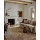Loloi Nellie Natural and Sunset 6"3" x 9"6" Area Rug, , large