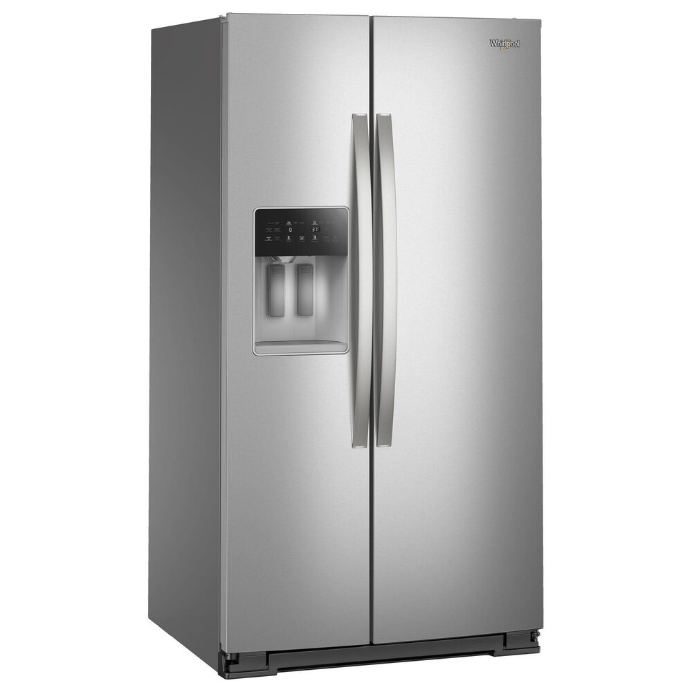 Whirlpool 28.7 Cu. Ft. Freestanding Side by Side Refrigerator in Fingerprint Resistant Stainless Steel, , large