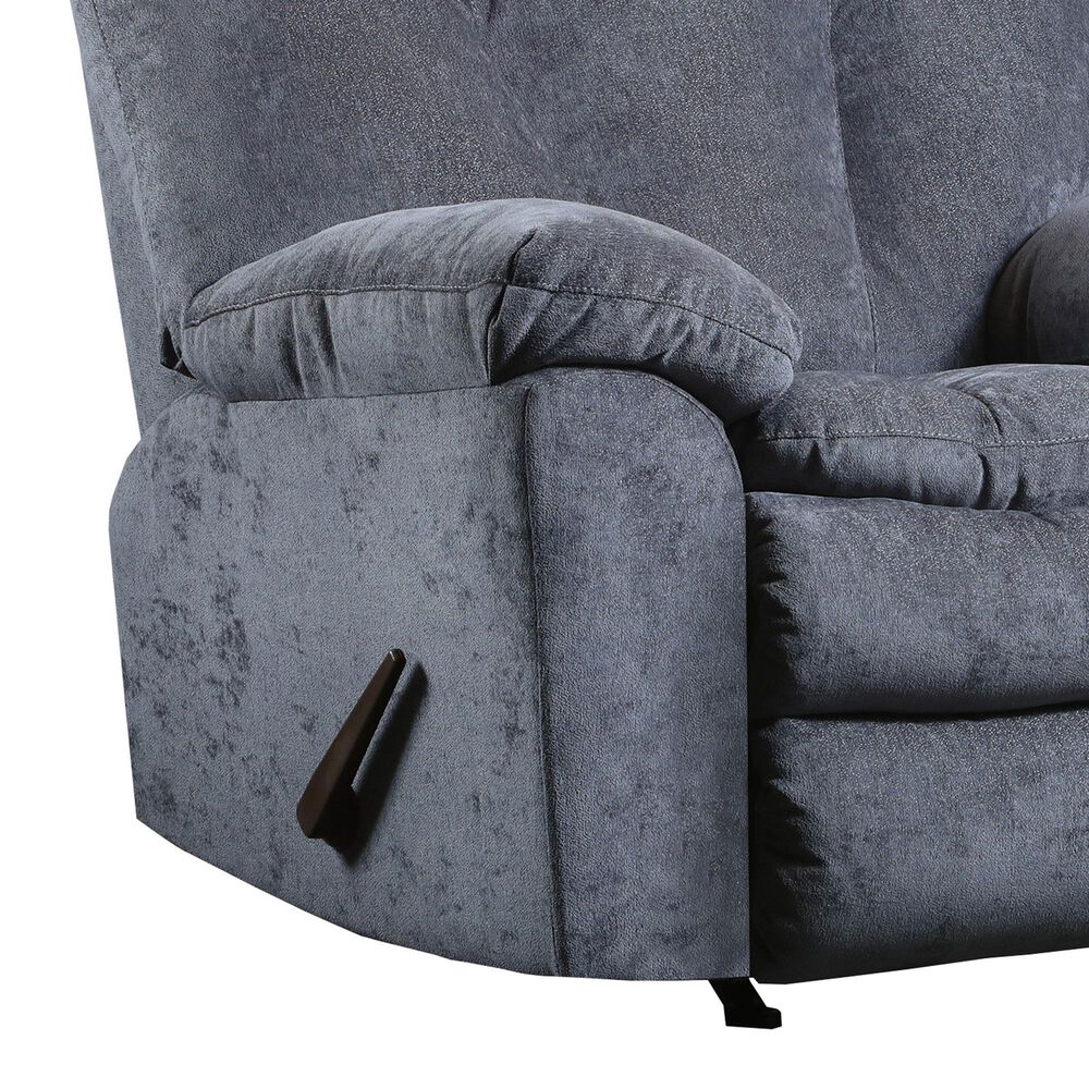 Southern Motion Bennett Manual Rocker Recliner in Avery Navy, , large