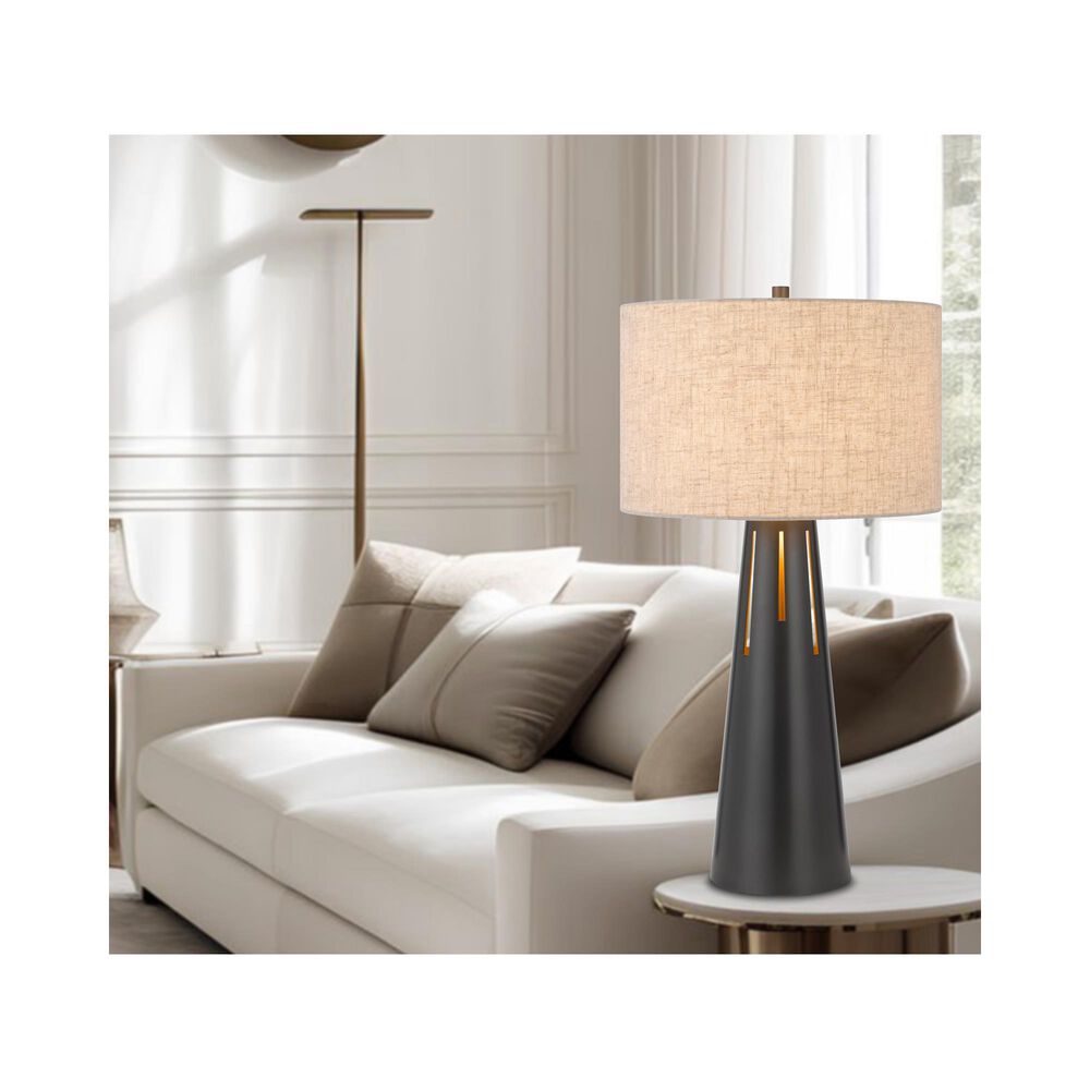 Cal Lighting Table Lamp w/LED Night Light, , large