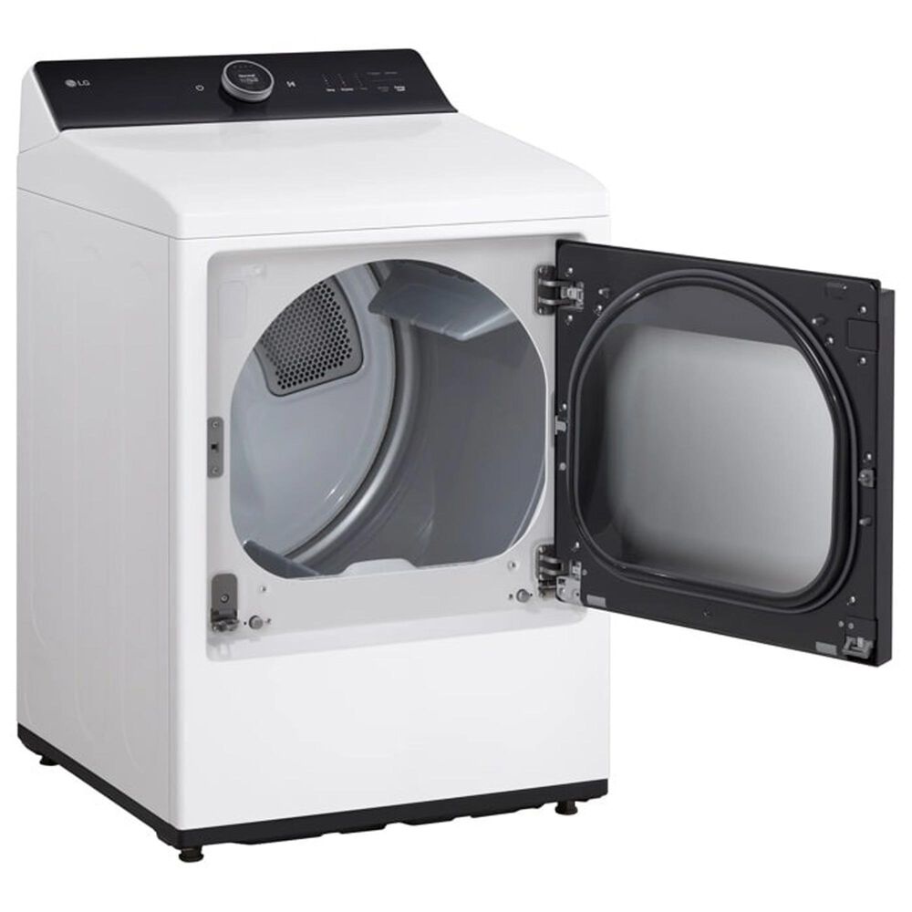 LG 5.5 Cu. Ft. Smart Top Load Washer and 7.3 Cu. Ft. Gas Dryer Laundry Pair in White, , large