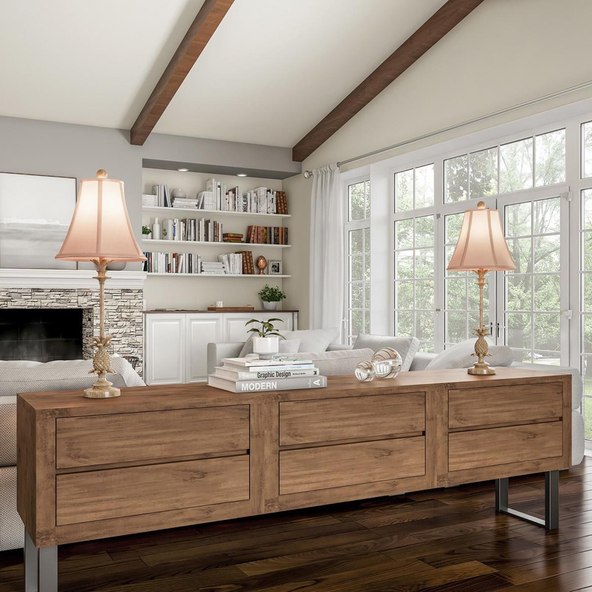 Modern farmhouse buffet sales lamps