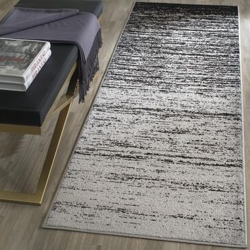Safavieh Adirondack ADR113A-212 2"6" x 12" Silver/Black Runner, , large