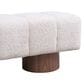 Hearth and Haven 64" Upholstered Dining Bench with Feet Pads in Beige, , large