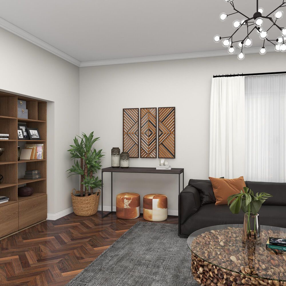 Maple and Jade 35&quot; x 12&quot; Wall Decor in Brown &#40;Set of 3&#41;, , large