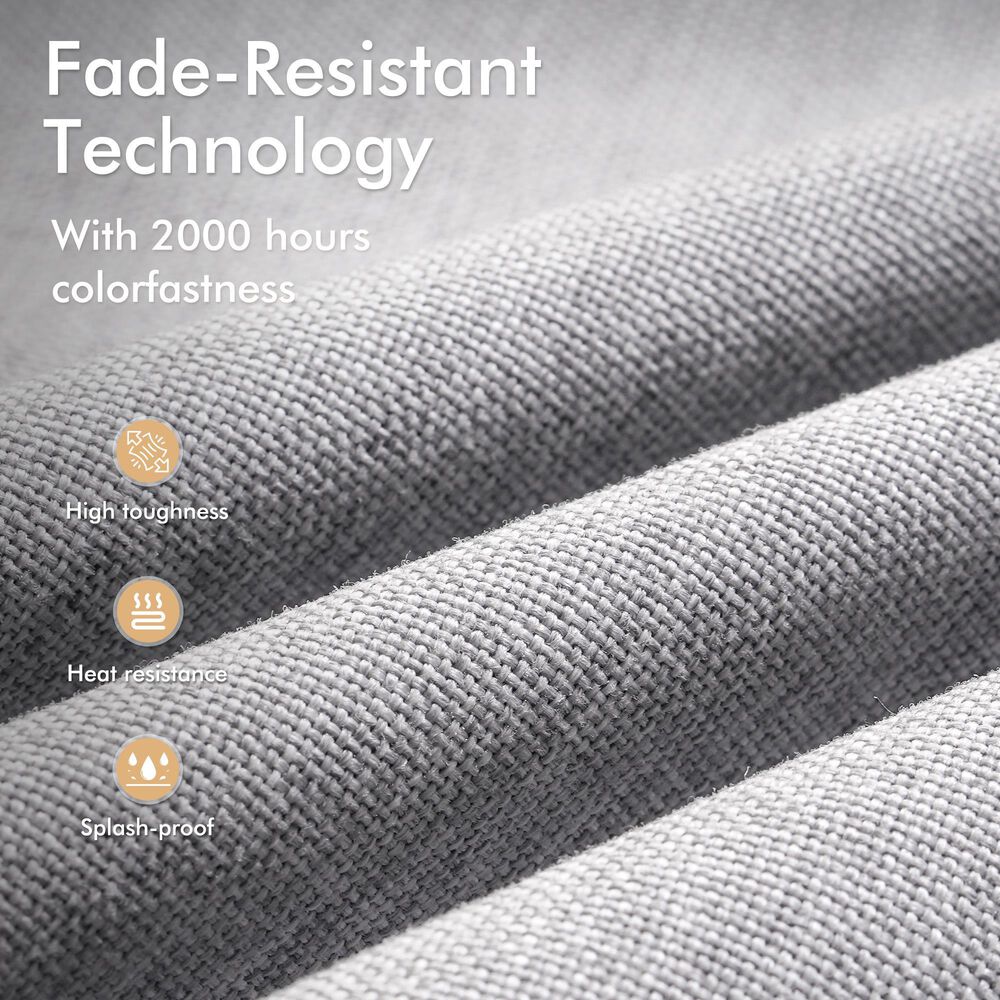 HOMLUX 6-Piece Patio Conversation Set in Gray, , large