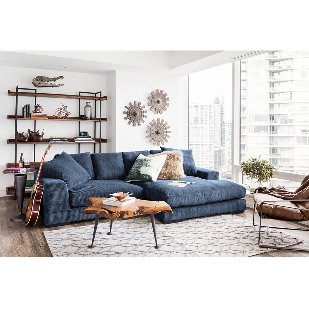 Moe&#39;s Home Collection Plunge Sectional in Blue, , large