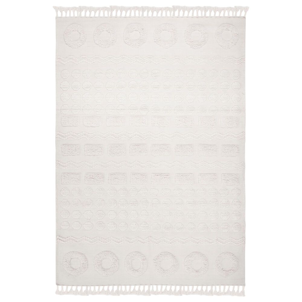 Safavieh Natura NAT251A 5" x 8" Ivory Area Rug, , large