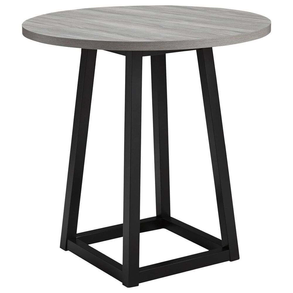 Signature Design by Ashley Showdell Round Counter Height Table in Natural Wood, , large