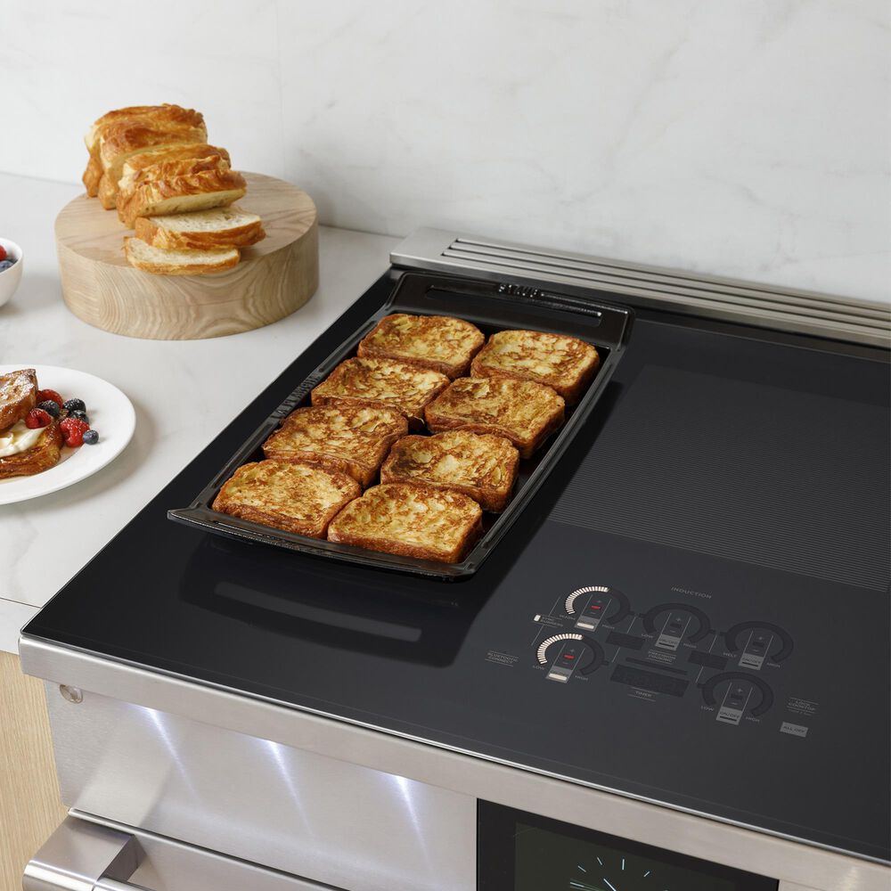 Monogram 30&quot; Induction Professional Range with 4-Elements in  Stainless Steel, , large