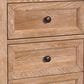 Hawthorne Furniture San Mateo 3-Drawer Nightstand in Wheat, , large