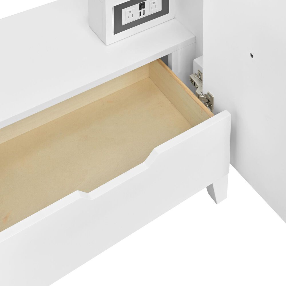 37B Kinsale 30" Single Bathroom Vanity Cabinet in Bright White with White Composite Stone Top and Backsplash, , large