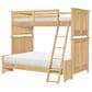 St Claire Home Today"s Traditions Twin over Full Bunk Bed in Natural Hickory, , large