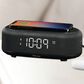 iHome Bluetooth Alarm Clock with Wireless Charger and USB Charging Station in Black, , large