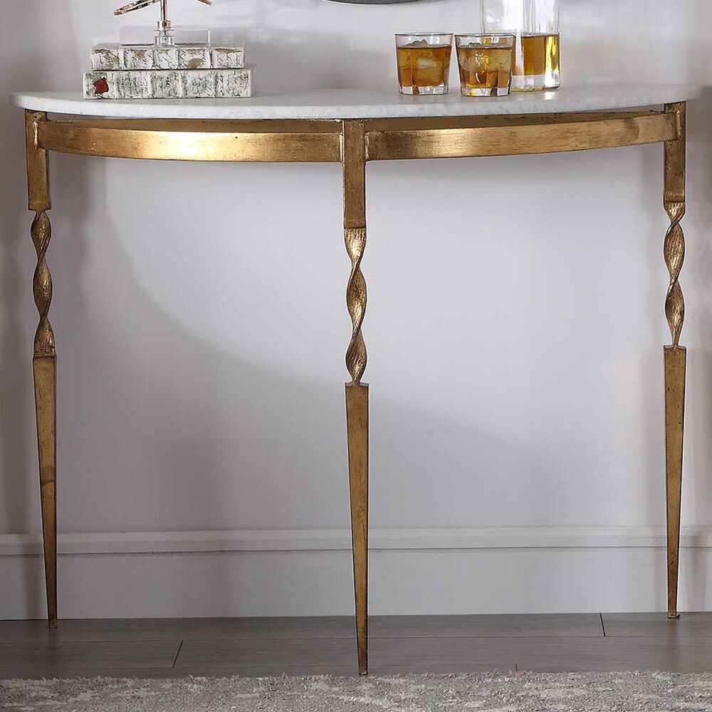 Uttermost Imelda Console Table in Gold, , large