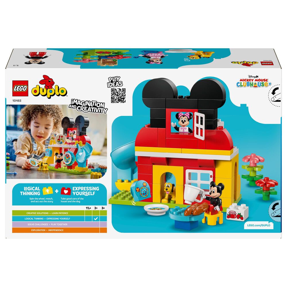 LEGO Duplo Mickey Mouse Clubhouse with Minnie and Pluto Building Set, , large