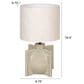 Creative Coop Sloane Ceramic Table Lamp in Soft Grey, , large