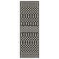 Nourison Positano Southwestern Black 2" x 6" Indoor/Outdoor Runner, , large
