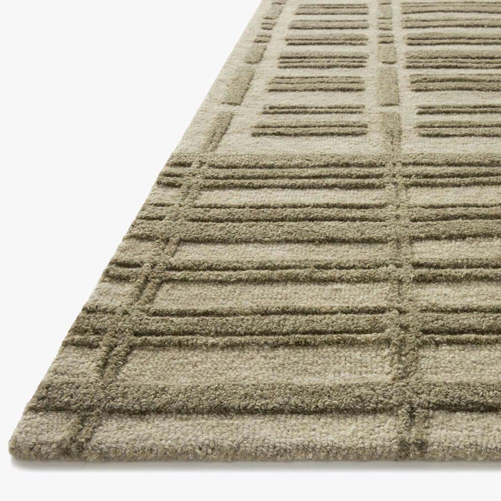 Chris Loves Julia x Loloi Bradley 2&#39;6&quot; x 7&#39;6&quot; Sage and Olive Runner, , large