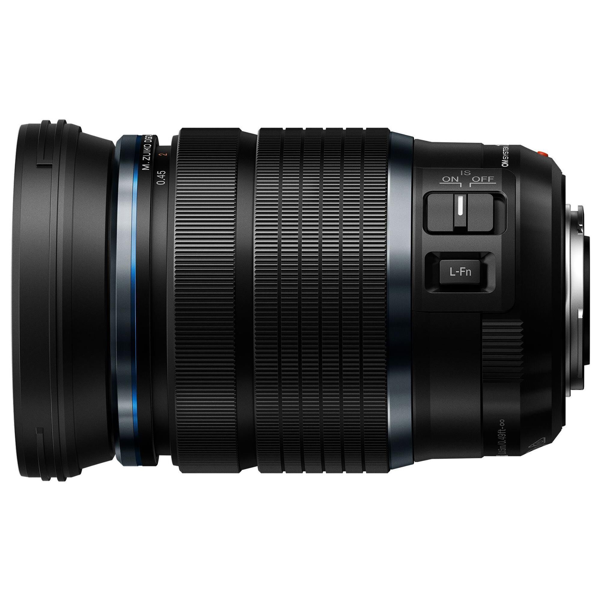 OM System M.Zuiko Digital ED 12-100mm f/4.0 IS Pro Lens in Black