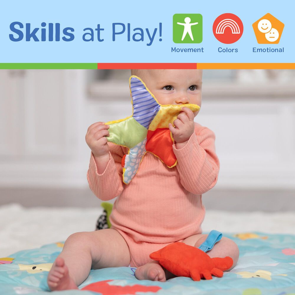 Melissa &amp; Doug Ocean Easy-Fold Play Gym in Multicolor, , large