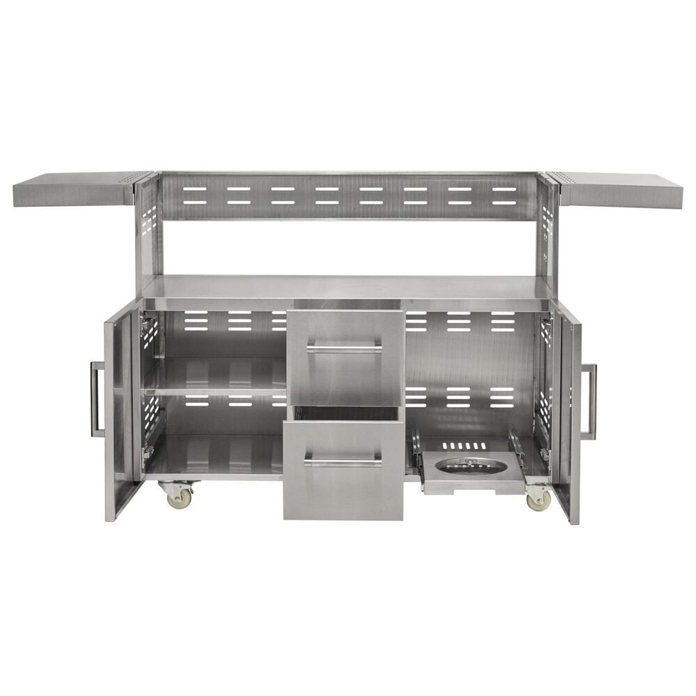 Coyote Outdoor 50&quot; Hybrid or Combo Grill Cart in Stainless Steel, , large