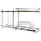 Household Essentials Glidez Multipurpose 2-Tier Pull-Out Organizer for Cookware and Bakeware in Chrome, , large