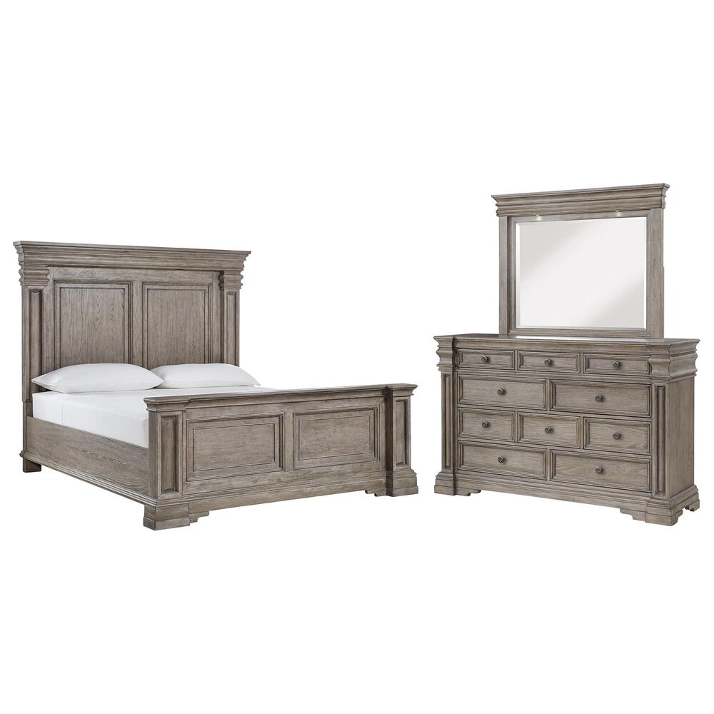 Millenium Blairhurst 3-Piece Queen Panel Bedroom Set in Light Grayish Brown, , large