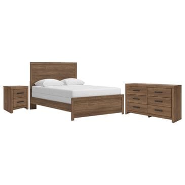 Ashley Broachmyn Queen Bed with Dresser and Nightstand in Warm Auburn, , large