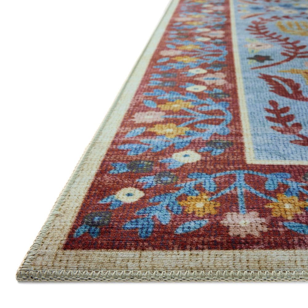 Loloi Canopy Edie Red and Blue 2&#39;3&quot; x 5&#39; Runner, , large