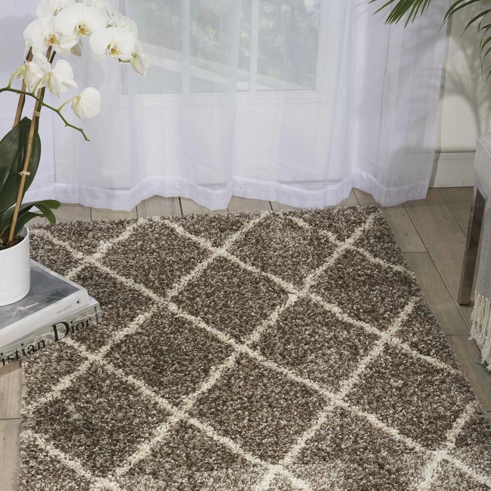 Nourison Brisbane BRI03 8&#39;2&quot; x 10&#39; Stone Area Rug, , large