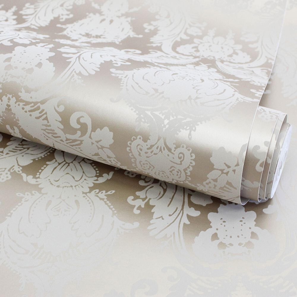 Tempaper Damsel 28 sq. ft. Peel & Stick Wallpaper in Bisque NFM