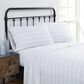 Pem America Truly Soft Bryce 4-Piece Queen Sheet Set in White and Grey, , large