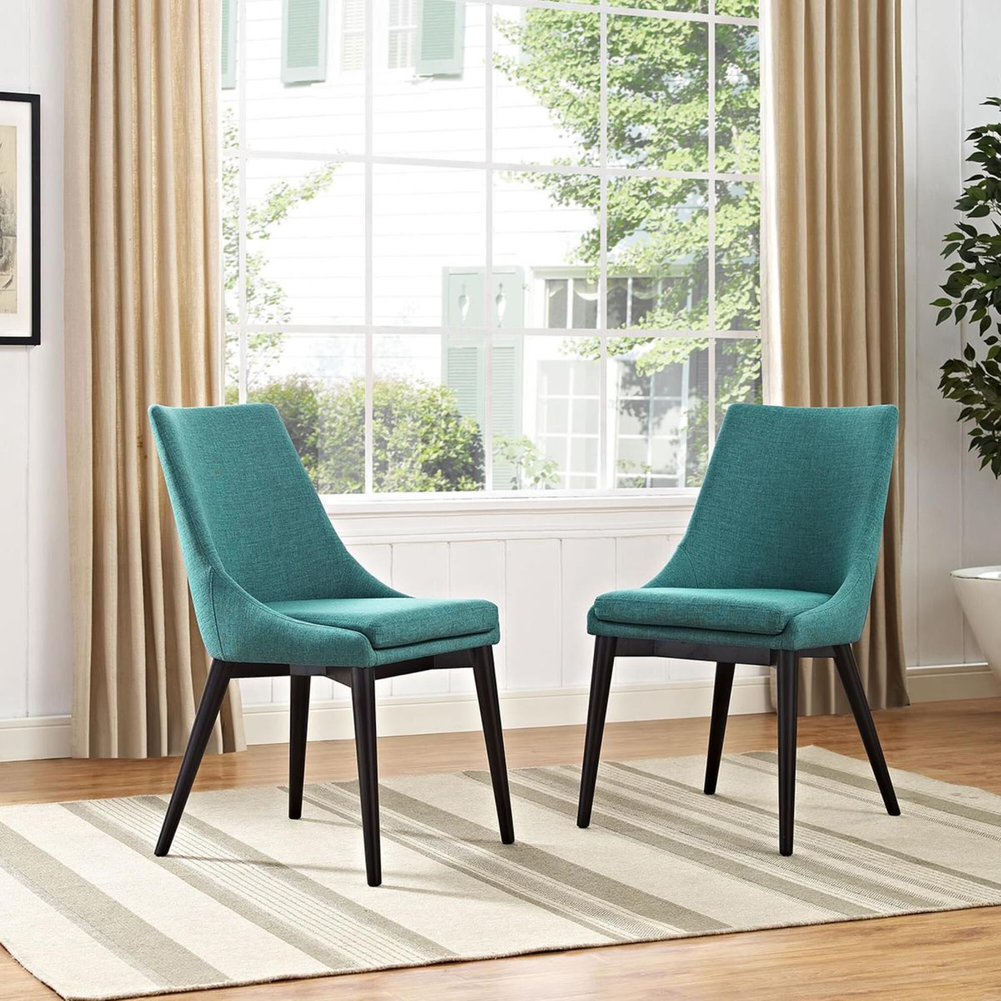 Viscount fabric dining hotsell chair