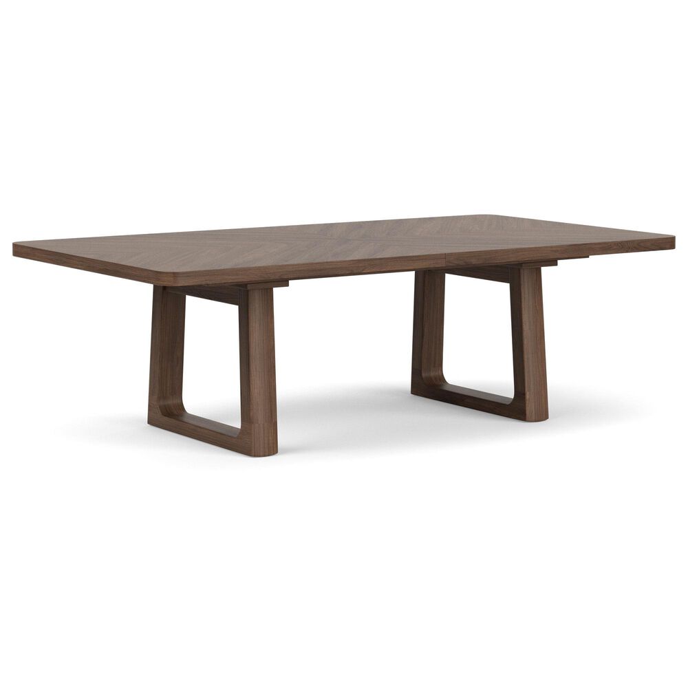 Riverside Furniture Delia 7-Piece Rectangular Dining Set in Walnut, , large