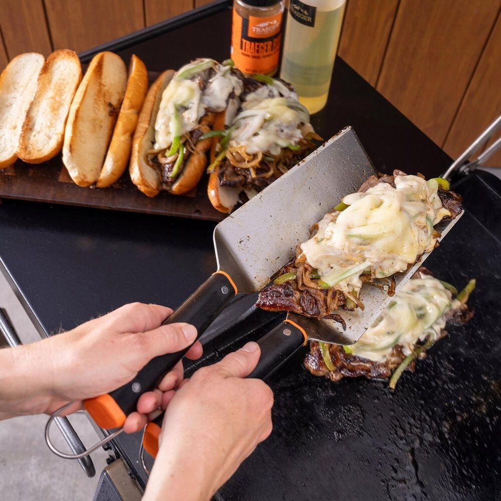 Traeger Grills Flat Top Essential Bundle in Black and Orange, , large