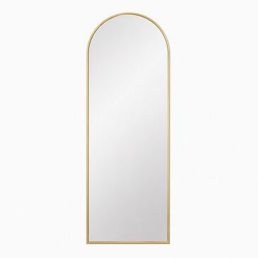 HOMLUX 64" x 21" Modern Full Length Bathroom Mirror in Gold, , large