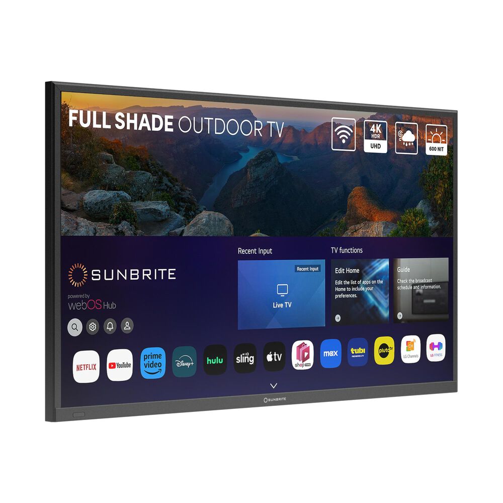 Sunbrite 49" Veranda 4 Series - Smart Outdoor TV - Full Shade - 4K UHD HDR, , large
