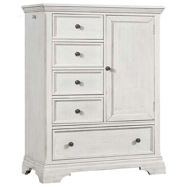 Eastern Shore Olivia 5-Drawer Chifferobe in Brushed White, , large