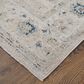 Feizy Pasha 39M7F 5" x 7"6" Beige and Blue Area Rug, , large
